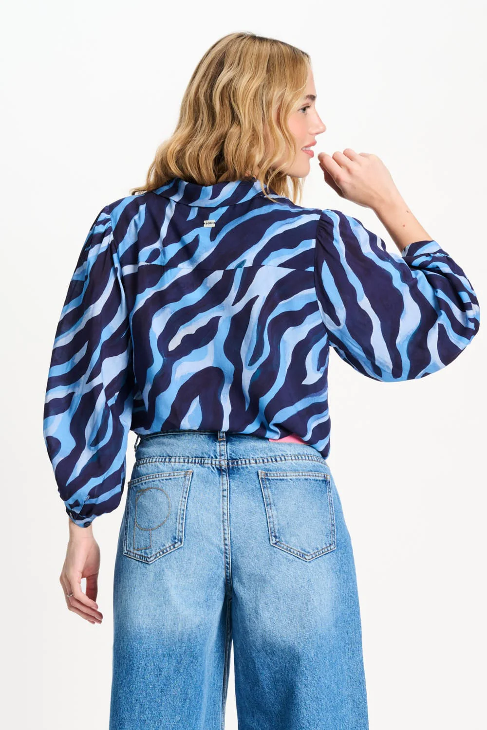 BLOUSE - Animal Blue - Image 4