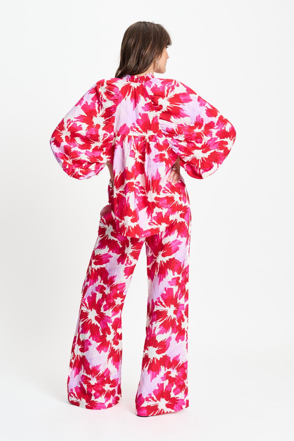 BLOUSE - Bubble Bloom Lavender Linen - Image 4