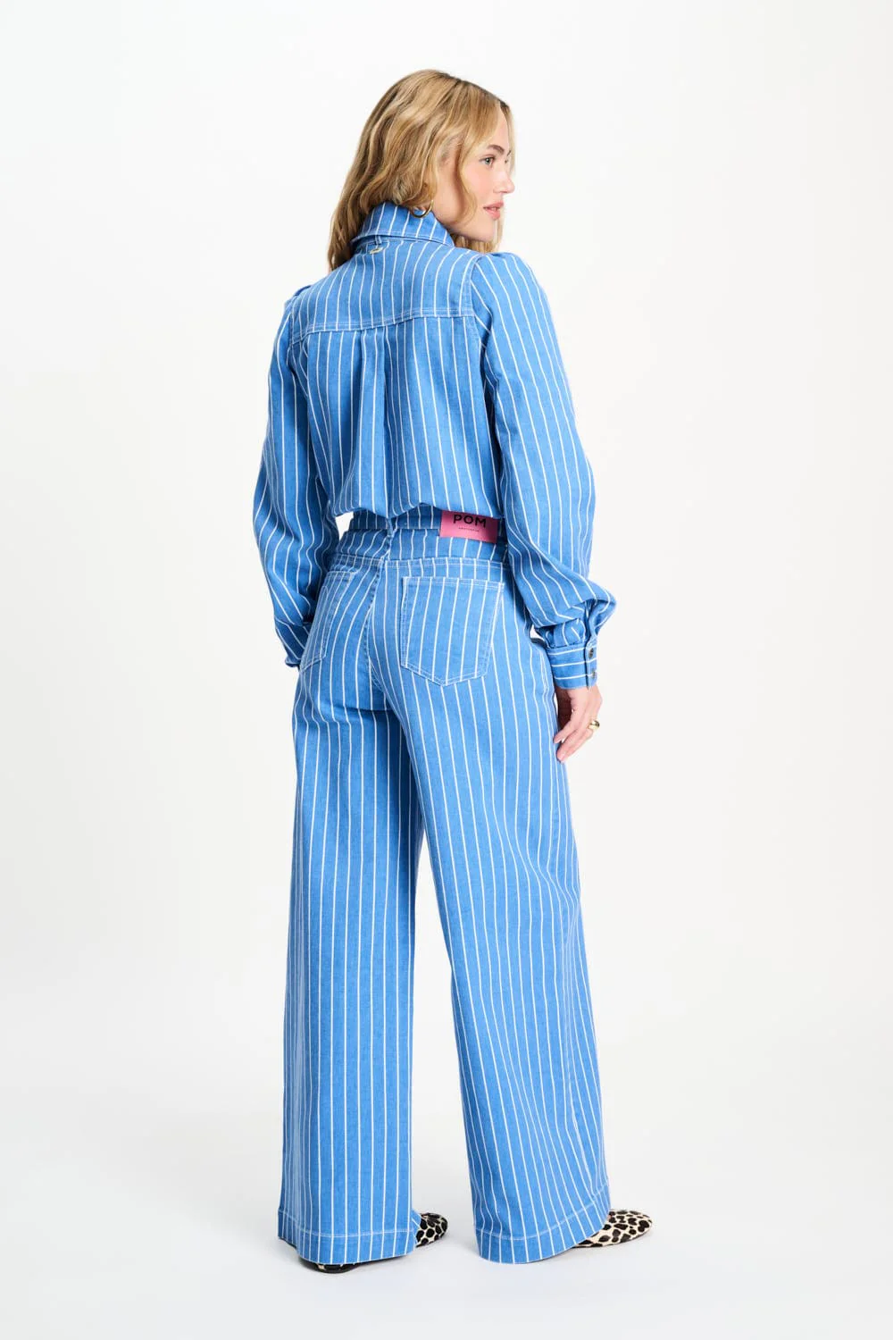 BLOUSE - Denim Stripes Blue - Image 4