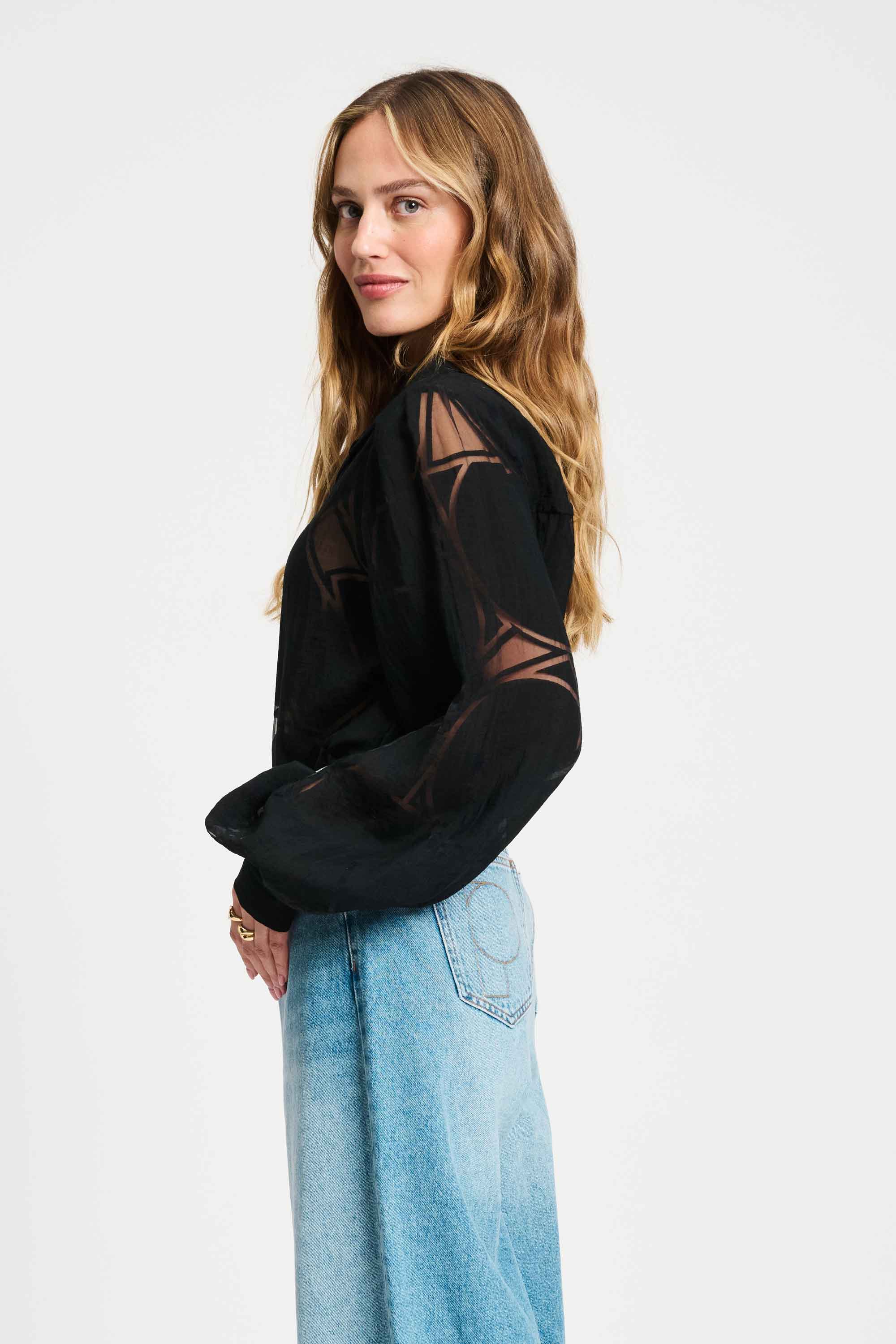 BLOUSE - Graphite Black - Image 3