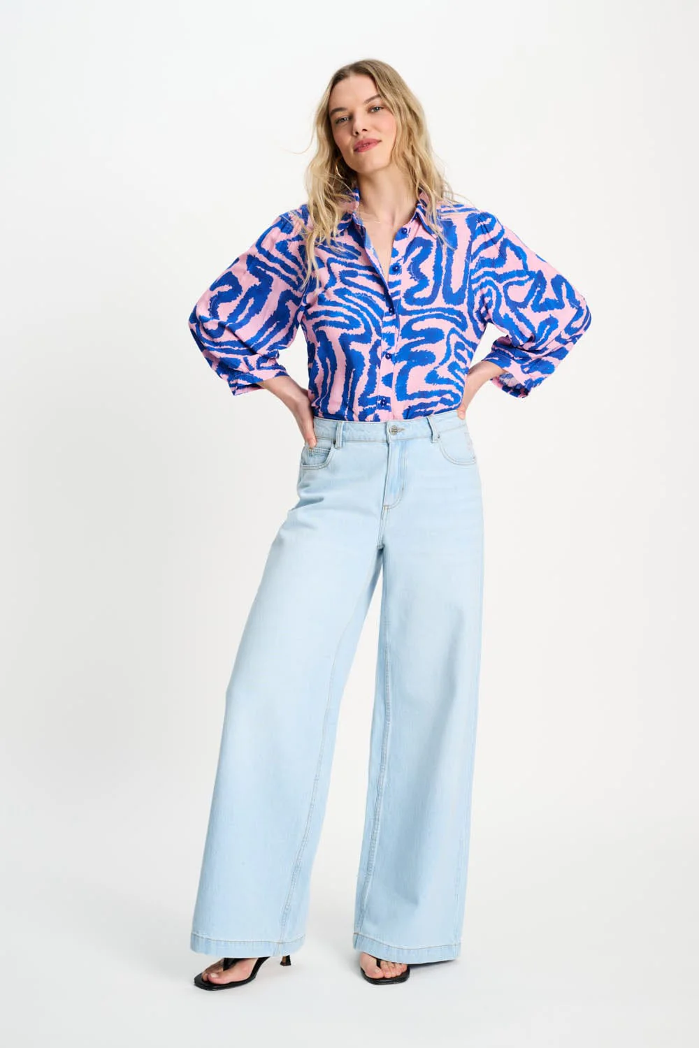 BLOUSE - Waves Pink - Image 3