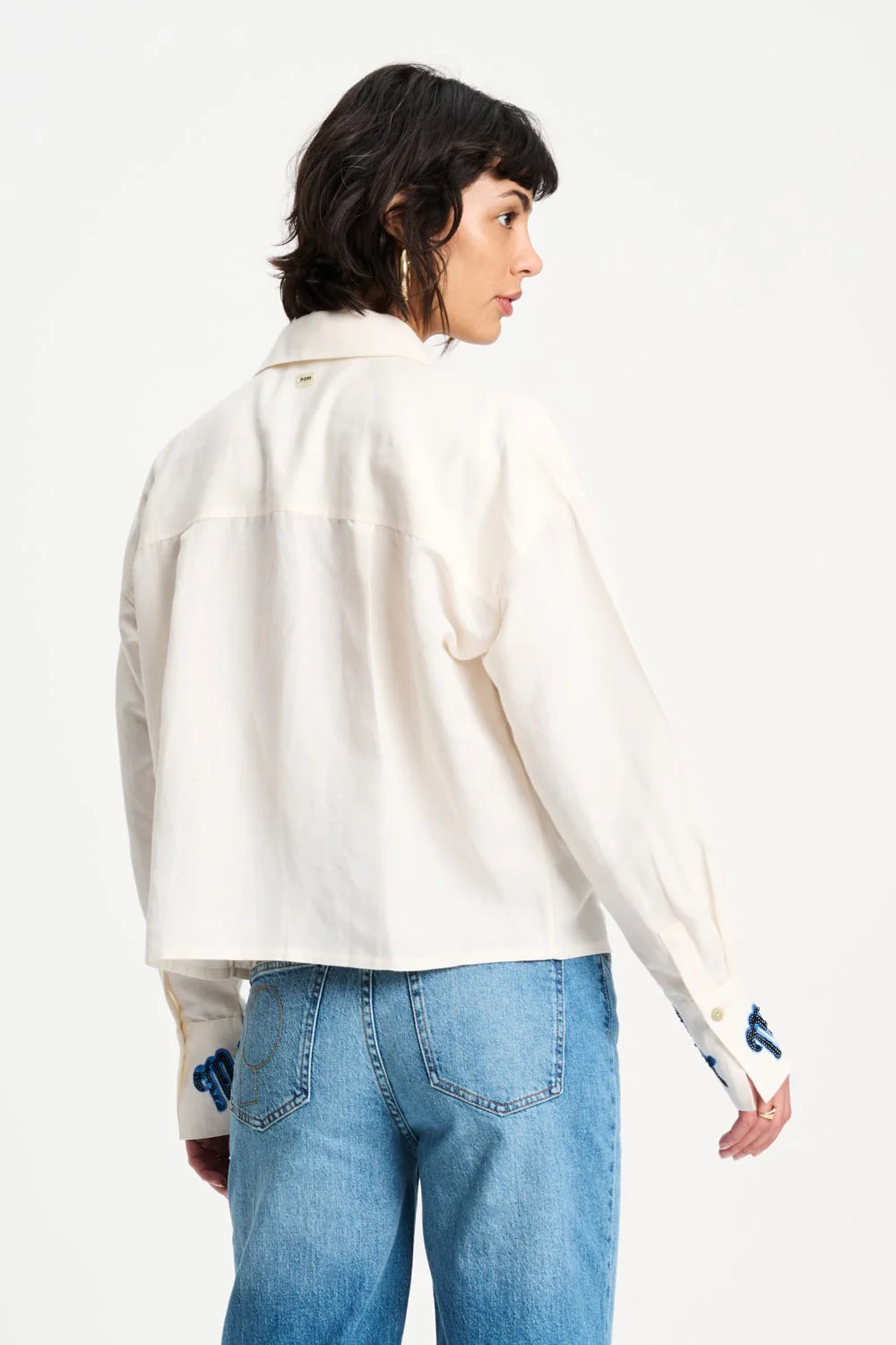 BLOUSE - White Sequins Matchpoint - Image 6