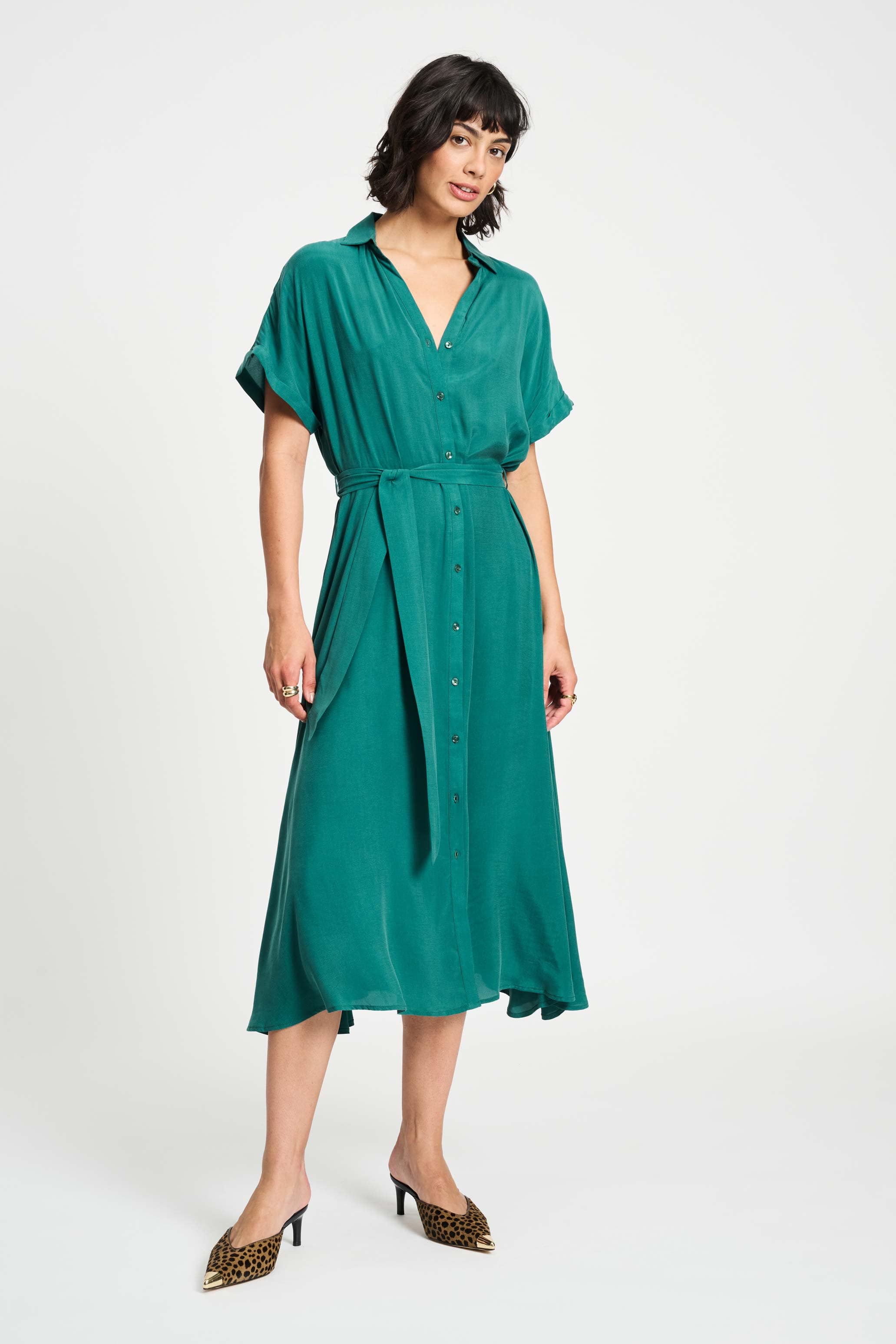 DRESS - Lynn Pacific Green - Image 3