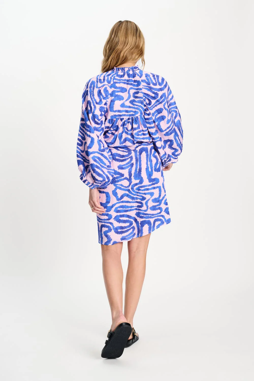 JURK - Waves Pink Linen - Image 4