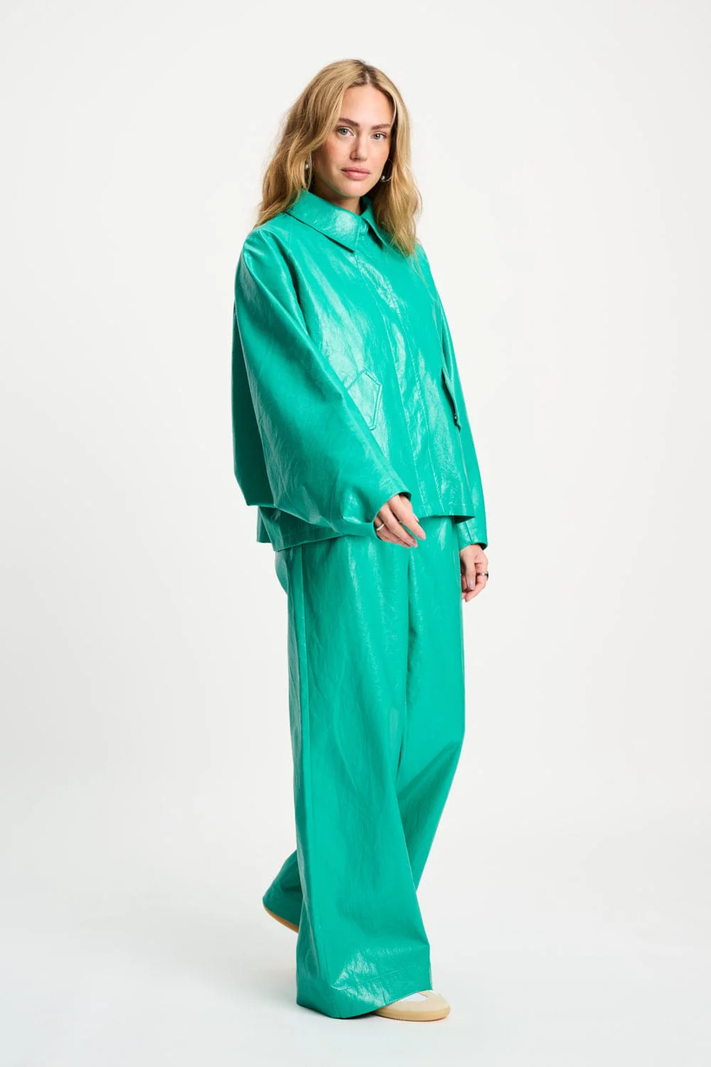JAS - Faux Leather Wander Green - Image 7