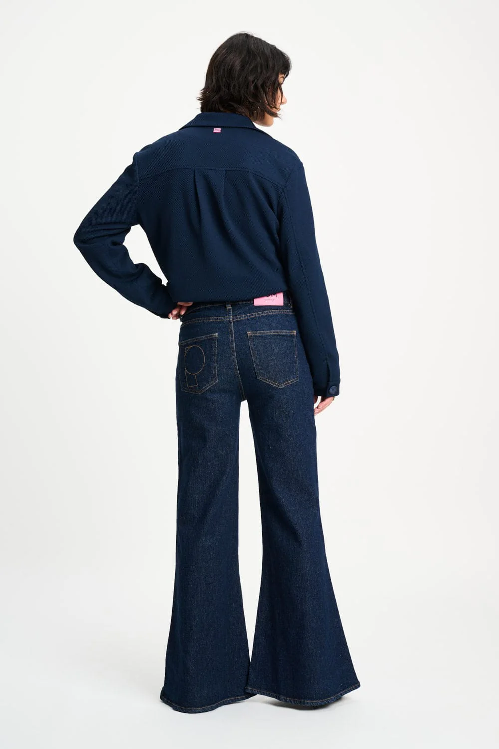 JEANS - Flare Dark Blue - Image 5