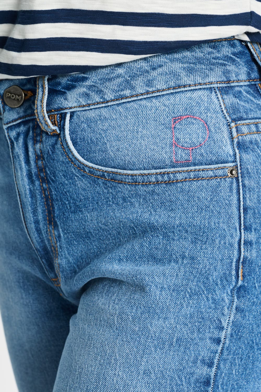 JEANS - Tapered Mid Blue - Image 6