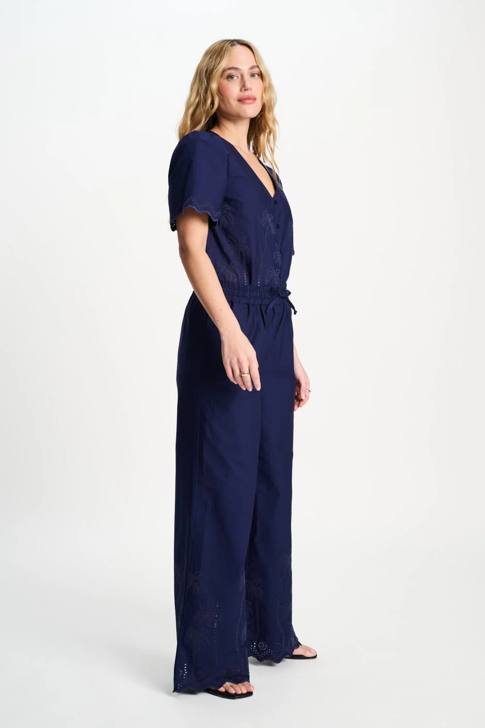 BROEK - Broderie Anglaise Night Blue - Image 5