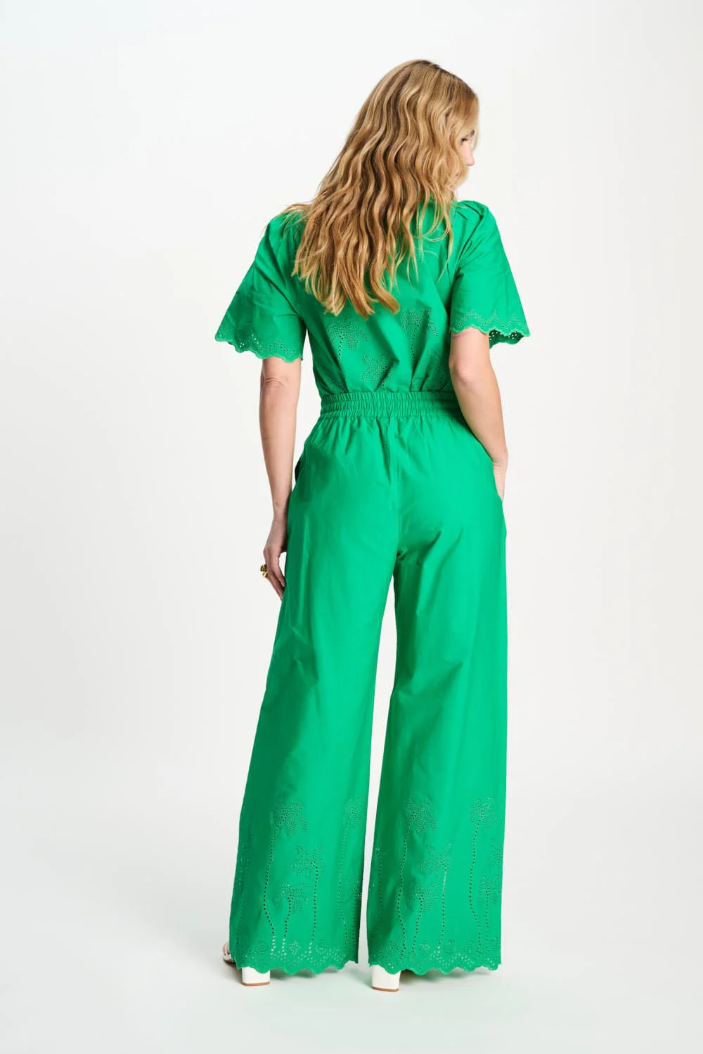 BROEK - Broderie Anglaise Palm Green - Image 4