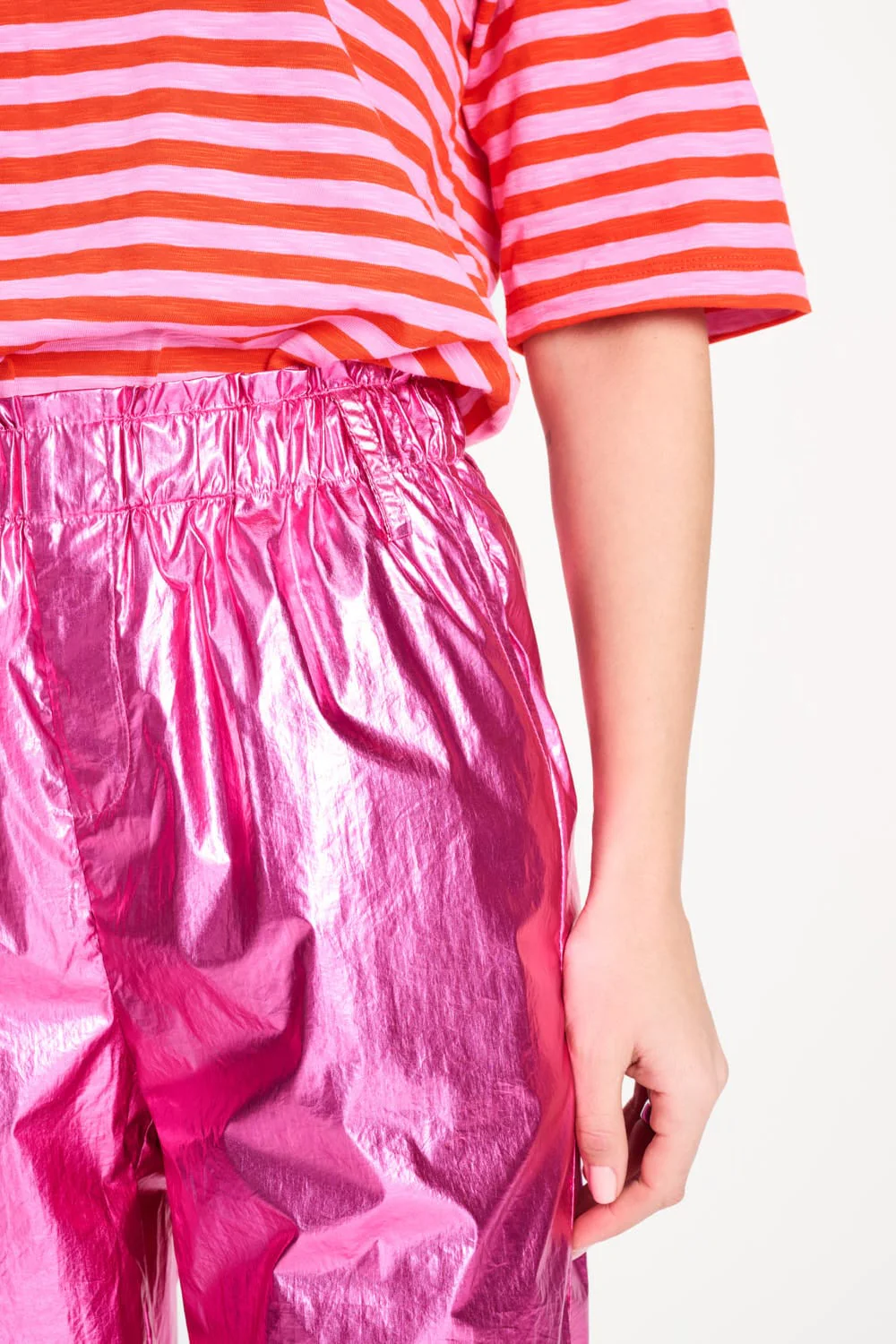 BROEK - Metallic Bright Rose - Image 6