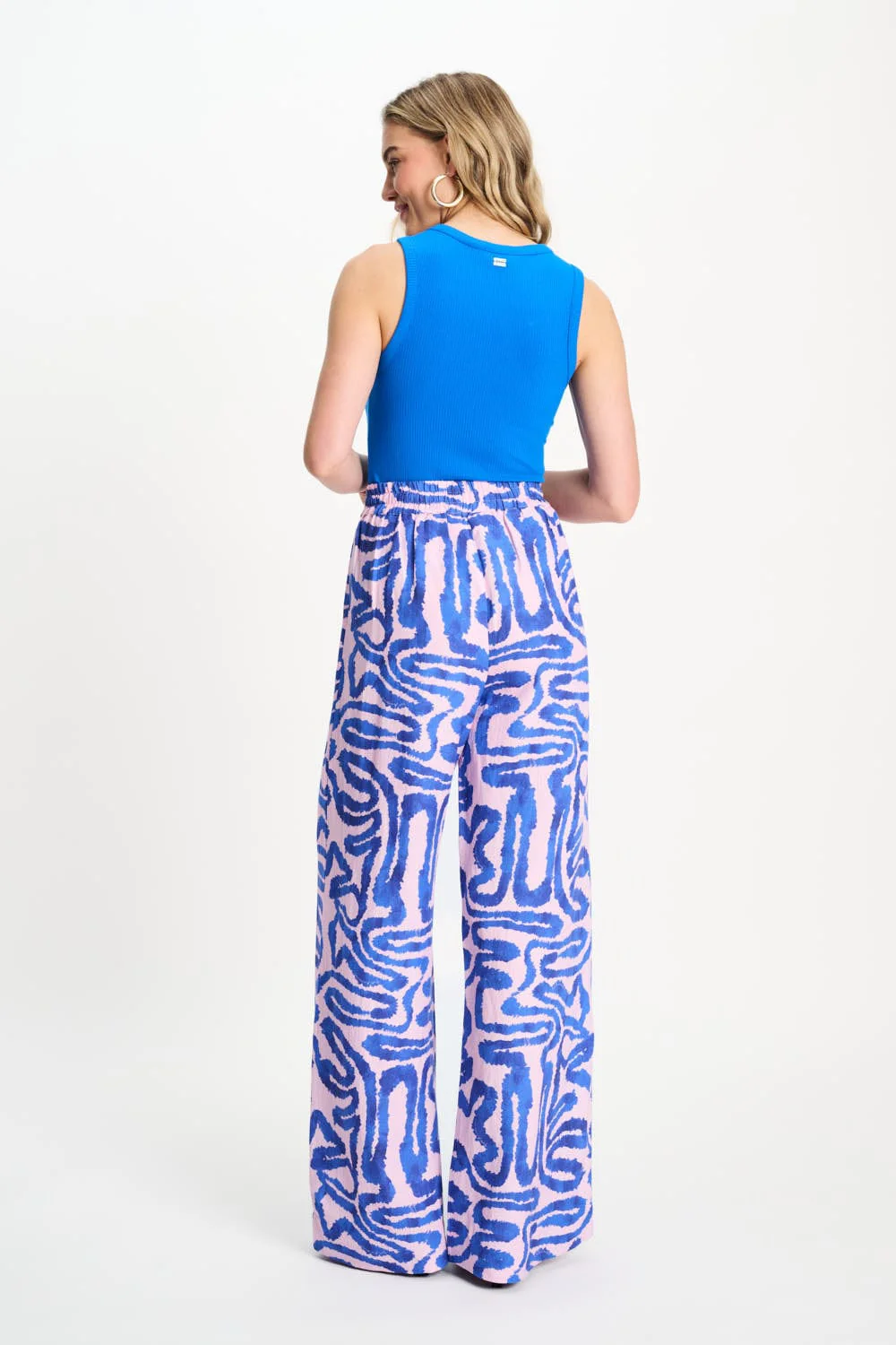 BROEK - Waves Pink Linen - Image 5