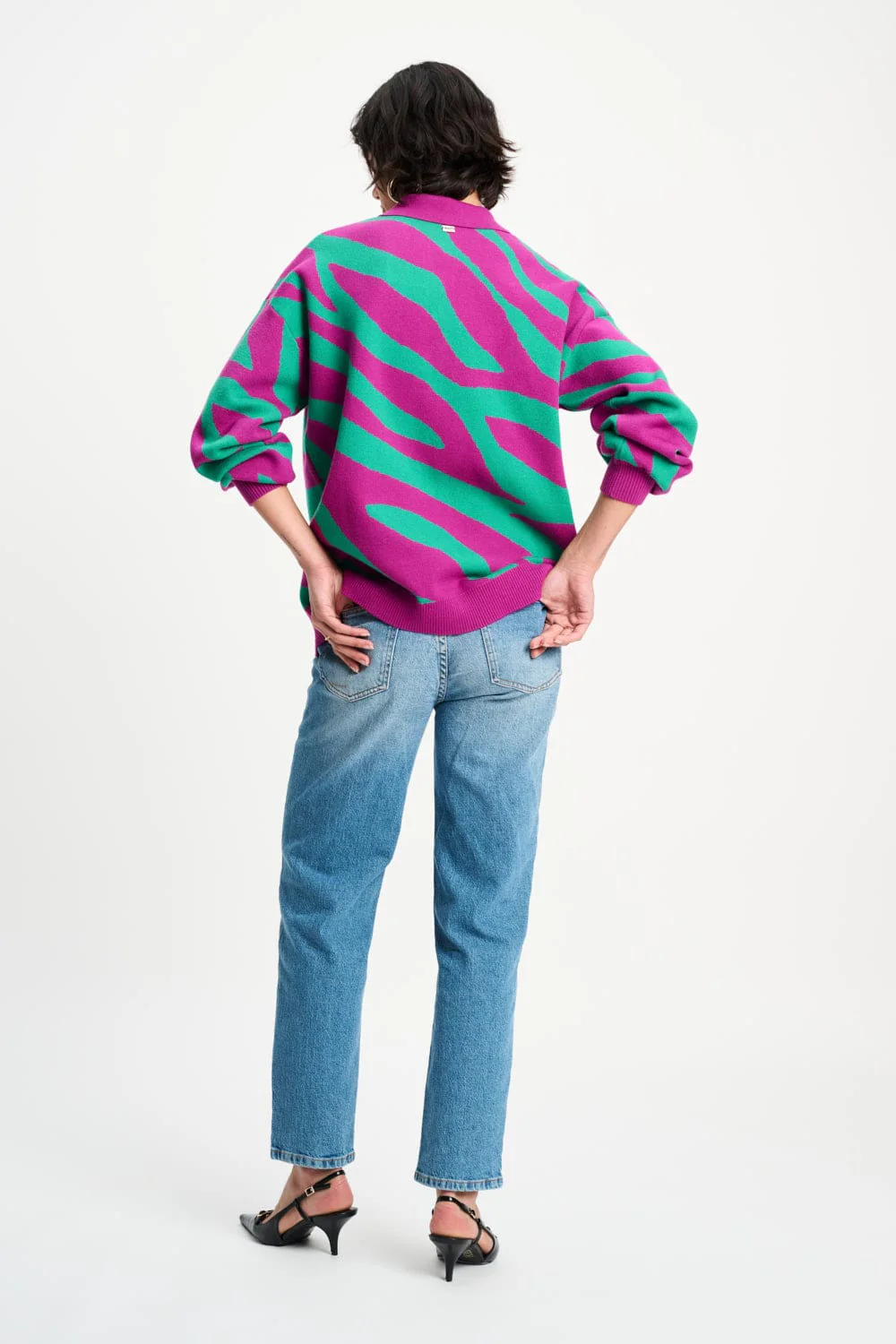 TRUI - Polo Animal Purple - Image 5