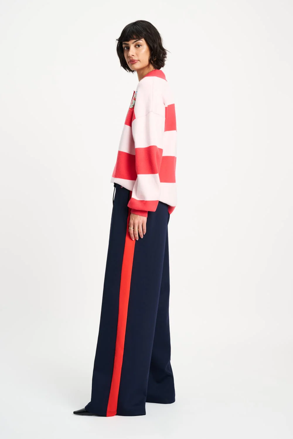 TRUI - Polo Stripes Coral - Image 5
