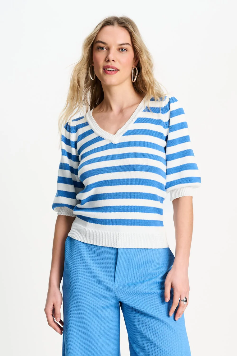PULLOVER - Striped Smashing Blue - Image 3