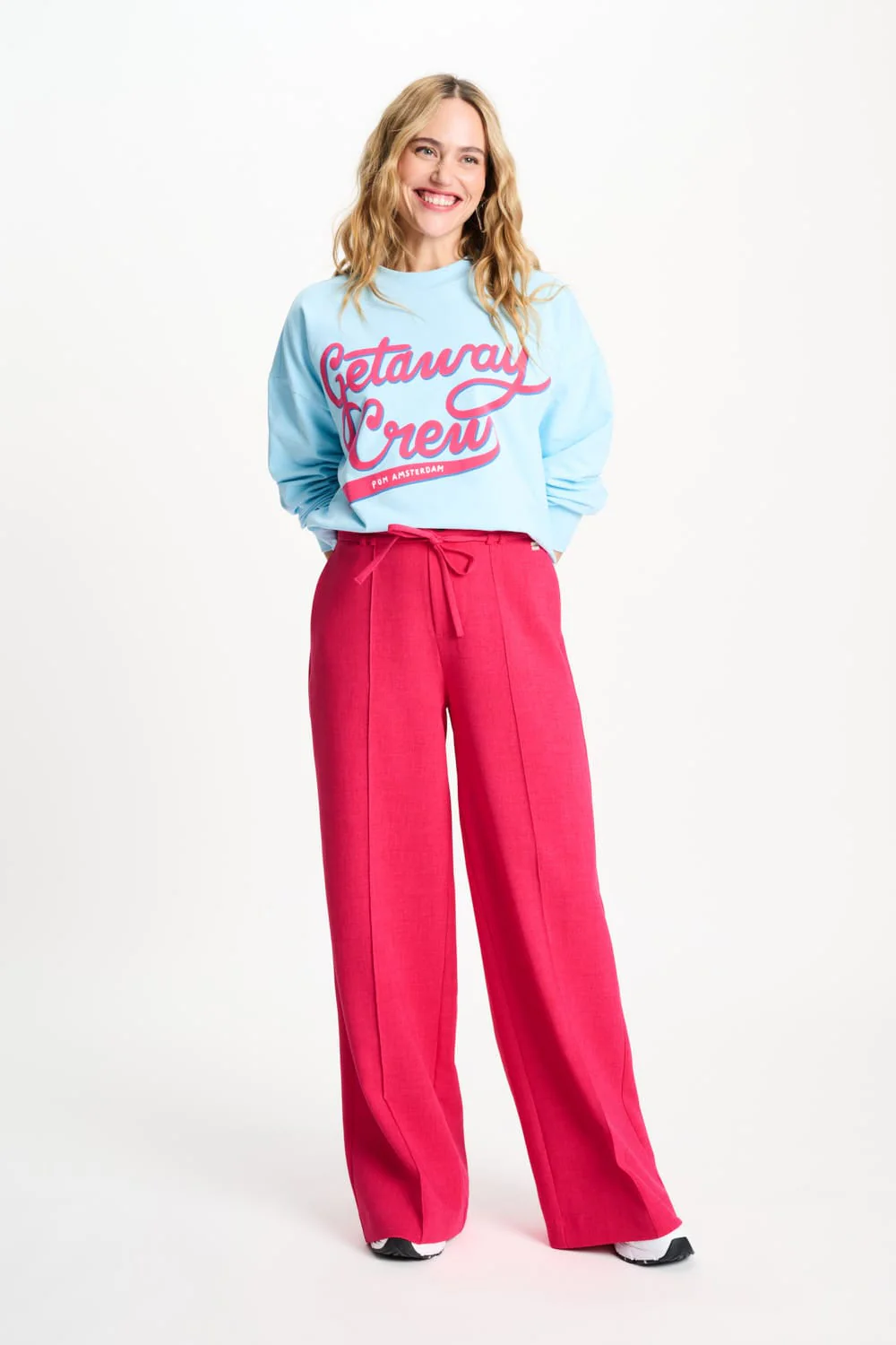 SWEATER - Getaway Crew Blue Mist - Image 3