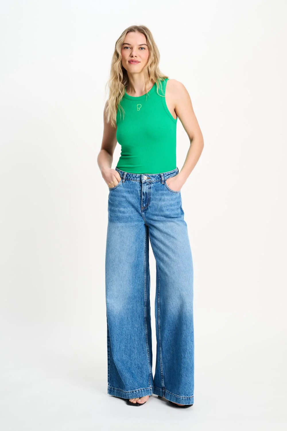 TANKTOP - Rib Palm Green - Image 3