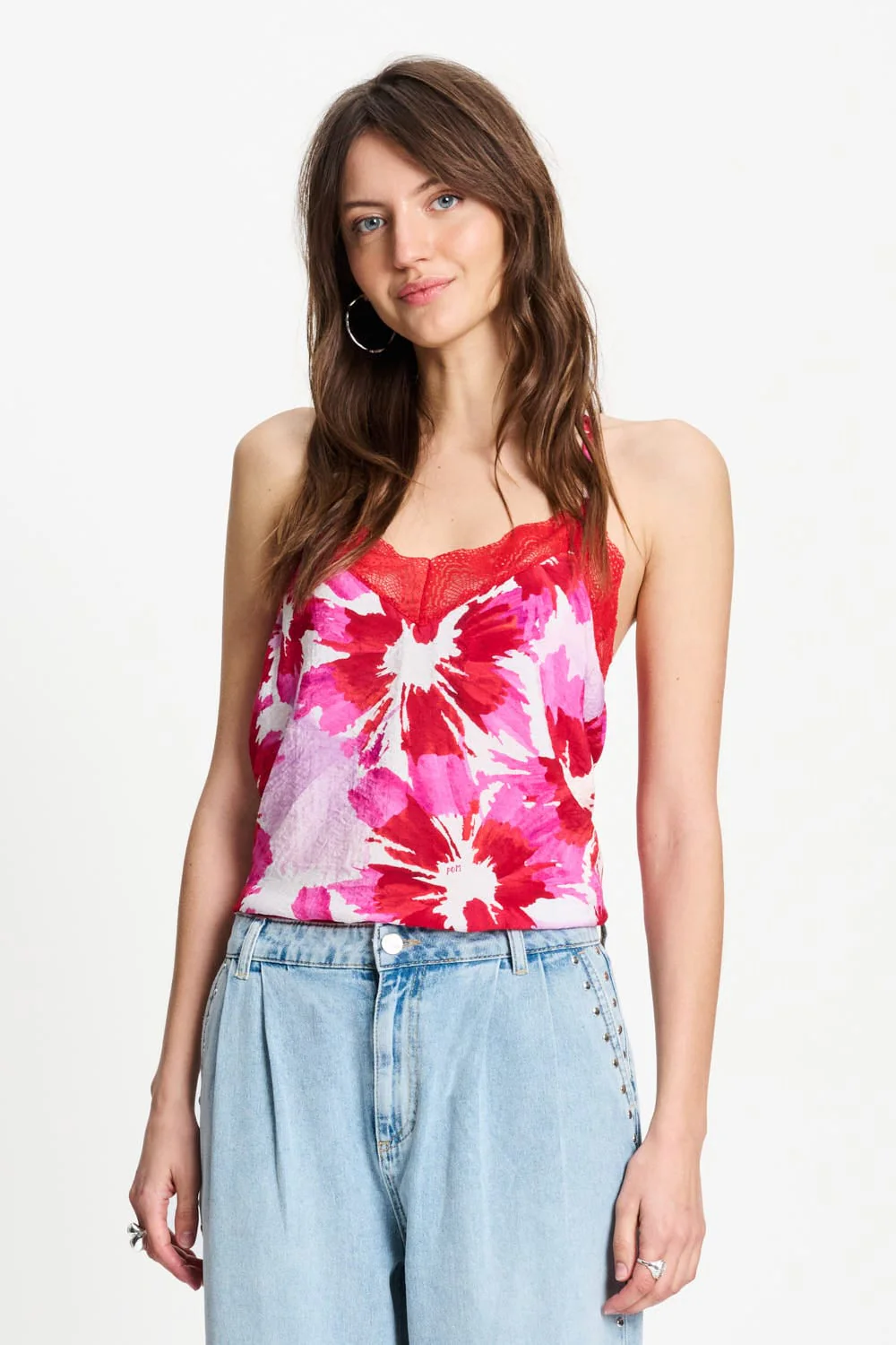 TOP - Cami Bubble Bloom Lavender - Image 3