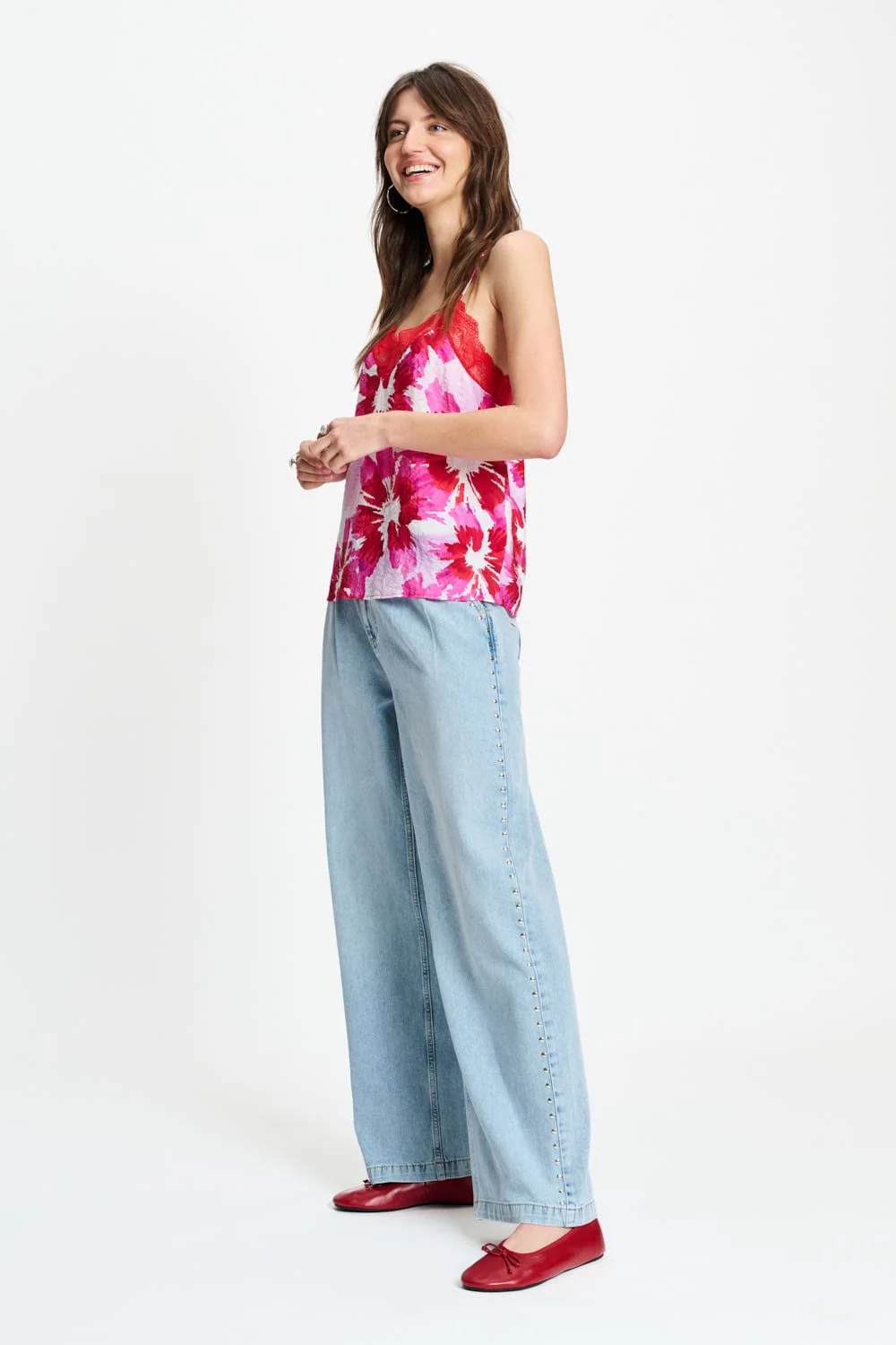 TOP - Cami Bubble Bloom Lavender - Image 4