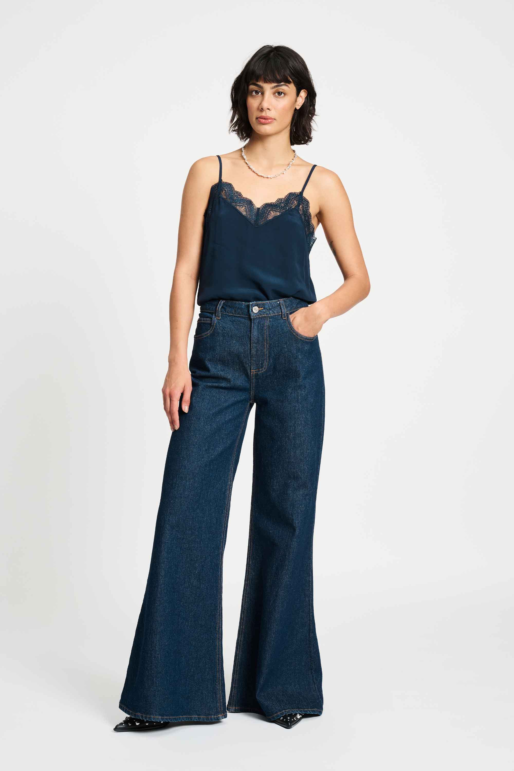 TOP - Cami Dark Navy - Image 4