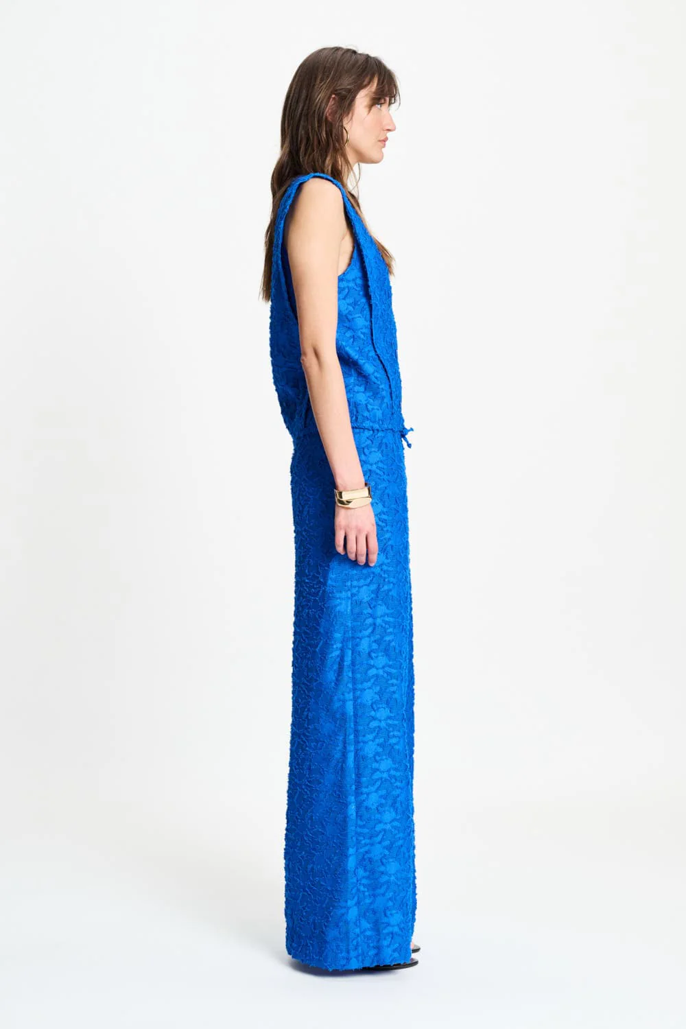 TOP - Ocean Blue Jacquard - Image 4