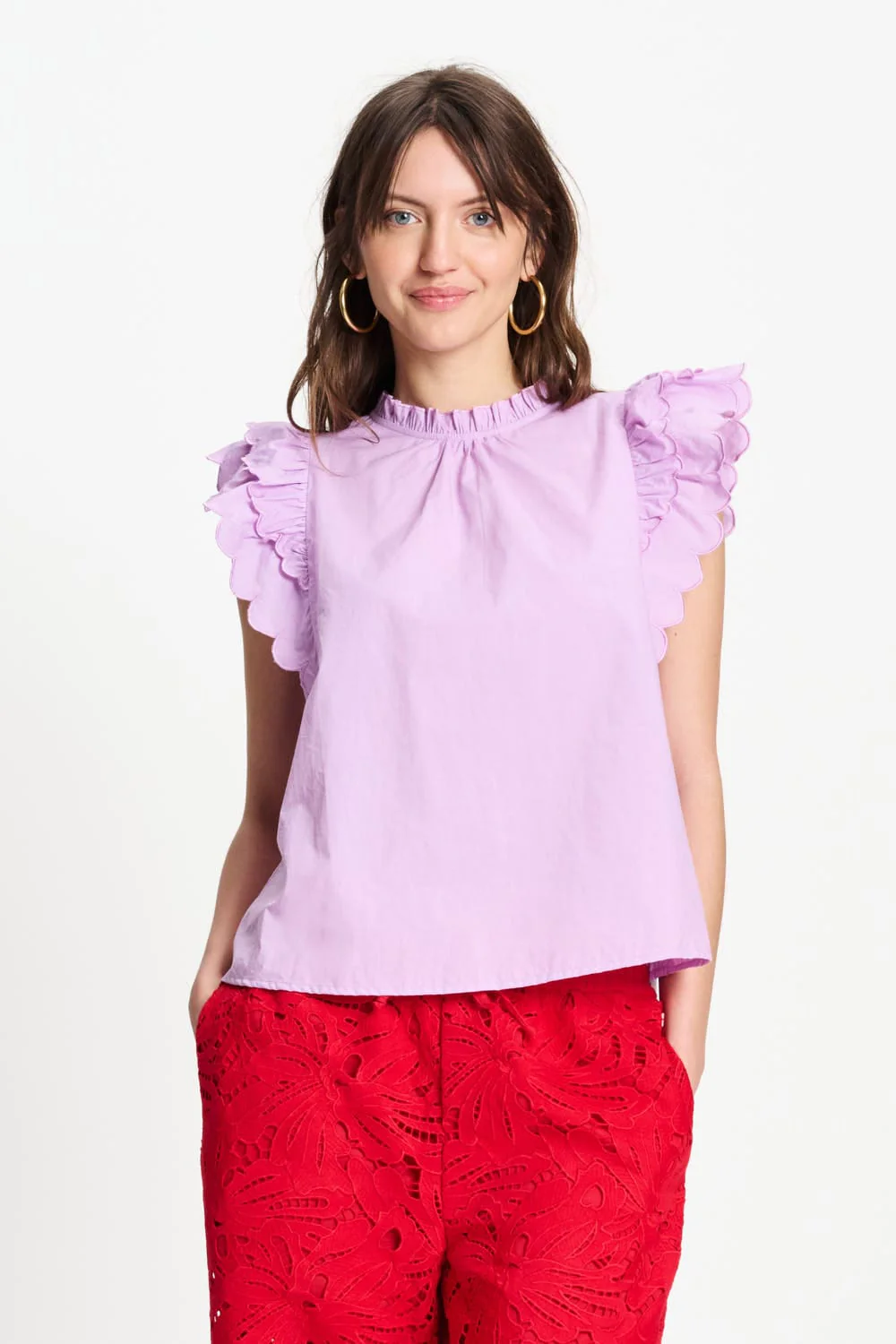 TOP - Ruffles Lavender - Image 4
