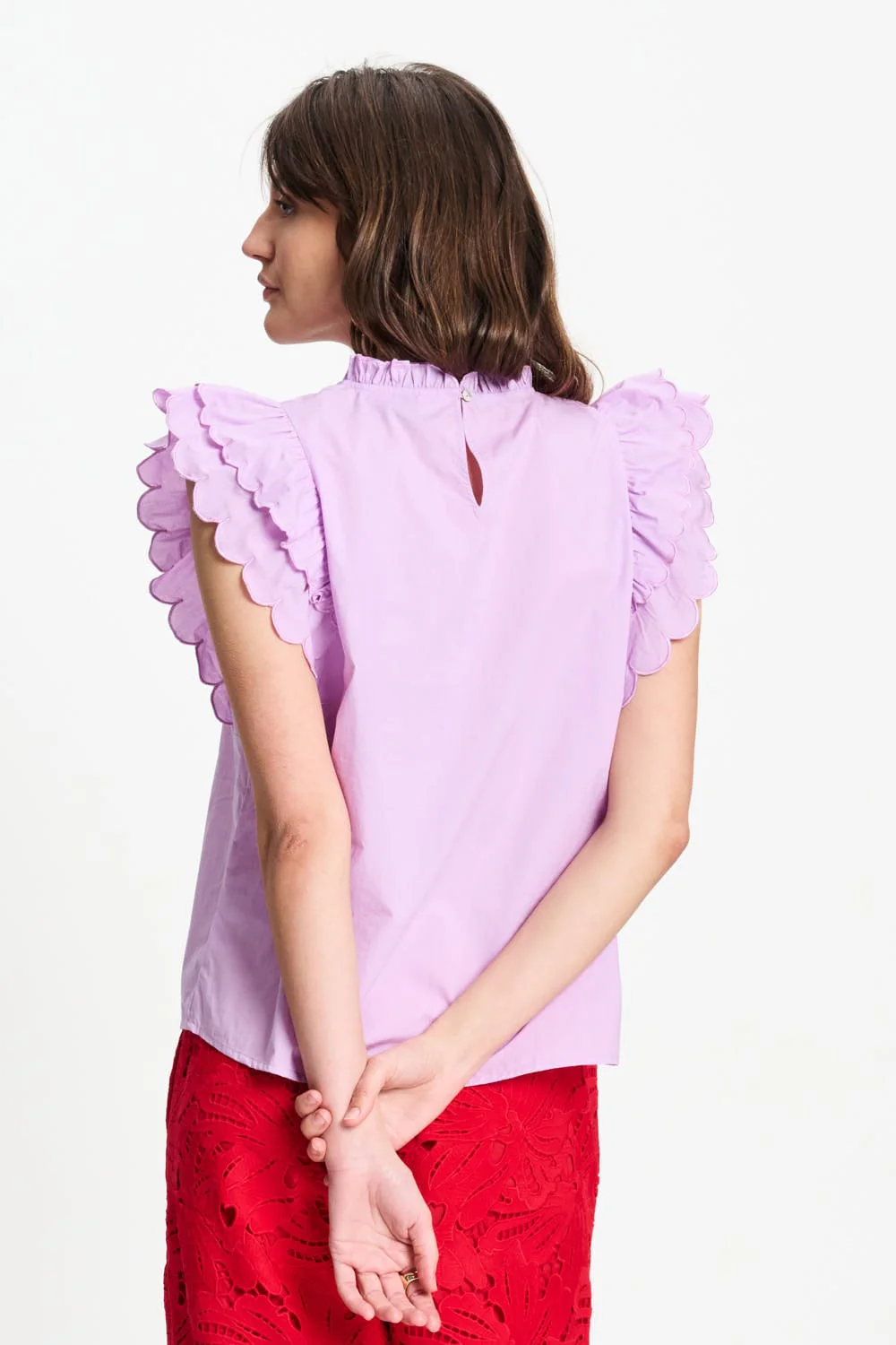 TOP - Ruffles Lavender - Image 6