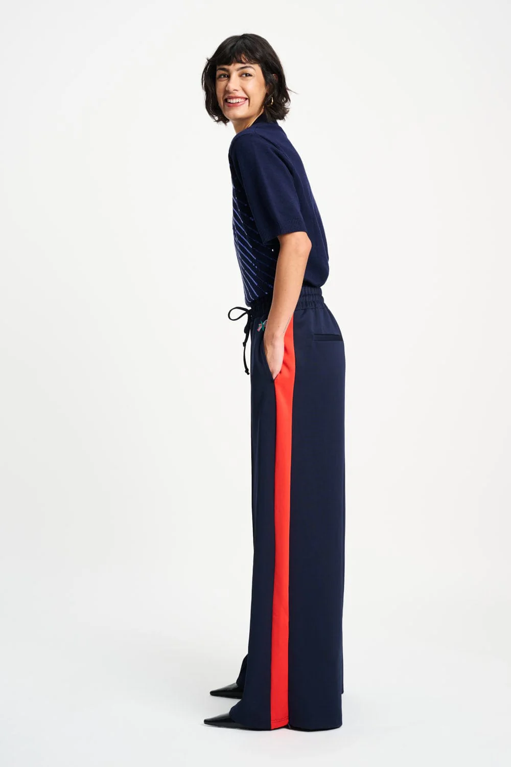 BROEK - Stripe Night Blue - Image 4