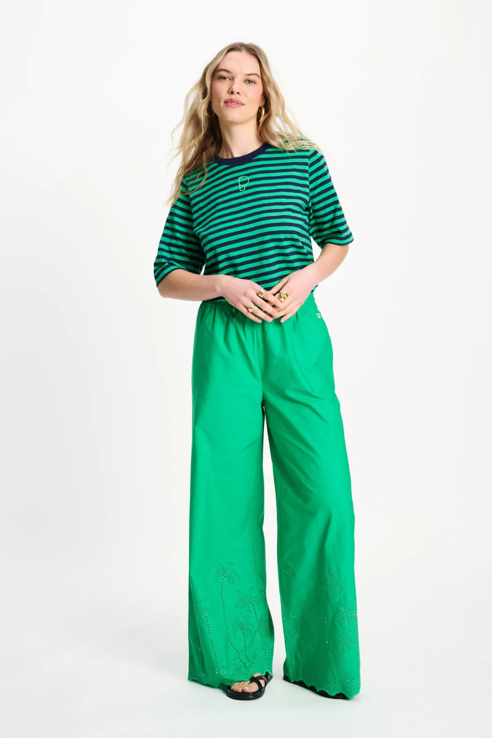 TSHIRT - Stripe Green Blue - Image 4